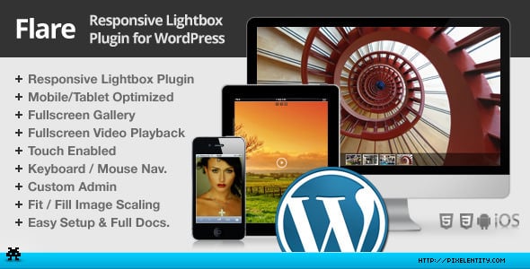 Flare Responsive Lightbox Plugin for WordPress